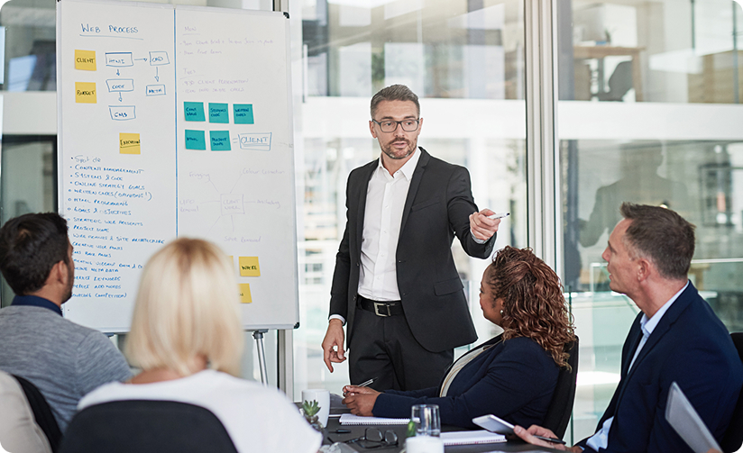 Marc leading a consulting session